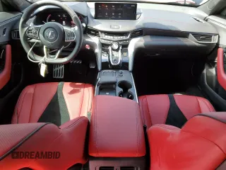 2025 Acura TLX w/A-Spec Package with VIN 19UUB6F53SA000588, listed as a Copart auction lot 46483245 with 5,417 mi miles and Salvage Title. Bid and sale history available at DreamBid. Image 8.
