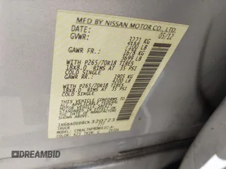 2012 Nissan Titan SV with VIN 1N6BA0ED8CN320723, listed as a IAAI auction lot 42642482 with 214,941 mi miles and . Bid and sale history available at DreamBid. Image 9.