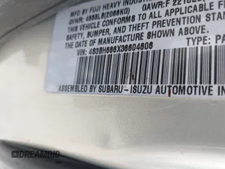 2004 Subaru Legacy Outback L.L. Bean с VIN 4S3BH806547637726, выставлен на аукционе IAAI как лот 41595201 с пробегом 204 828 миль миль и . История ставок и продаж доступна на DreamBid. Изображение 9.