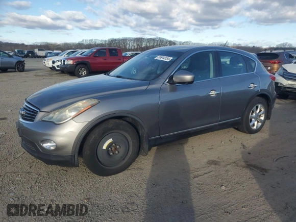 2010 Infiniti EX Journey with VIN JN1AJ0HR8AM753938, listed as a Copart auction lot 83944154 with 97,236 mi miles and Clean Title. Bid and sale history available at DreamBid. Image 1.