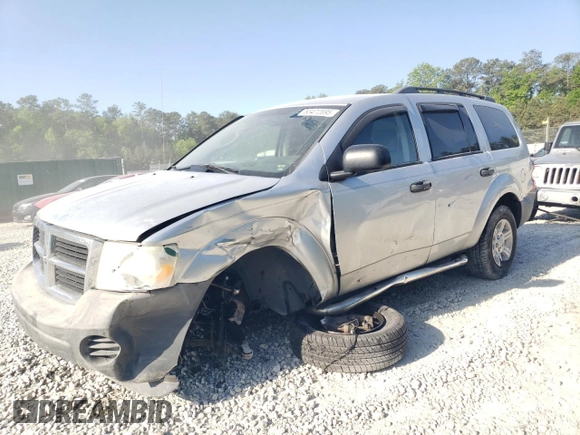 2008 Dodge Durango SXT with VIN 1D8HD38K48F105567, listed as a Copart auction lot 53472895 with 112,609 mi miles and Salvage title. Bid and sale history available at DreamBid. Image 1.
