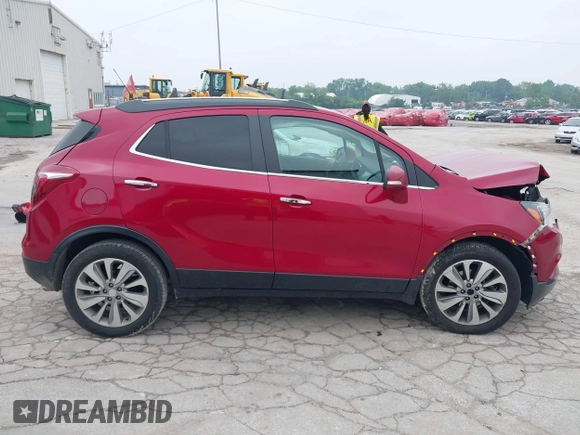 2017 Buick Encore Preferred z VIN KL4CJASB0HB156287, wystawiony jako IAAI lot #42444490 z przebiegiem 39 058 mil mil oraz . Historia ofert i sprzedaży dostępna na DreamBid. Obrazek 14.