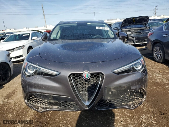 2018 Alfa Romeo Stelvio with VIN ZASFAKAN0J7B81324, listed as a Copart auction lot 50179235 with 40,092 mi miles and Salvage Title. Bid and sale history available at carsss.com. Image 5.