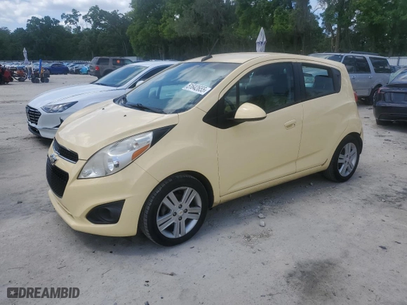 2014 Chevrolet Spark LS with VIN KL8CB6S93EC412224, listed as a Copart auction lot 51642655 with 102,261 mi miles and Clean Title. Bid and sale history available at carsss.com. Image 1.