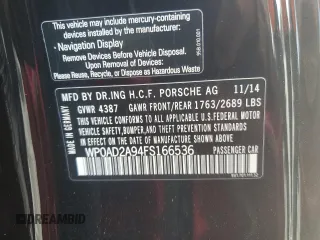 2015 Porsche 911 Turbo S z VIN WP0AD2A94FS166536, wystawiony jako Copart lot #71944844 z przebiegiem 9 222 mil mil oraz Szkoda całkowita • Salvage title. Historia ofert i sprzedaży dostępna na DreamBid. Obrazek 15.