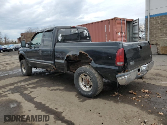 2000 Ford F-250 XL with VIN 1FTNX21L5YEC66604, listed as a Copart auction lot 51754055 with 167,798 mi miles and Salvage title. Bid and sale history available at DreamBid. Image 2.