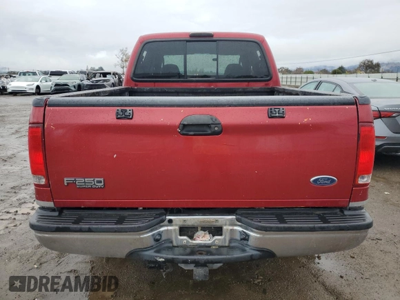 2003 Ford Super Duty F-250 XL with VIN 1FTNW20S33EA19960, listed as a Copart auction lot 85961314 with 268,112 mi miles and Salvage Title. Bid and sale history available at carsss.com. Image 6.