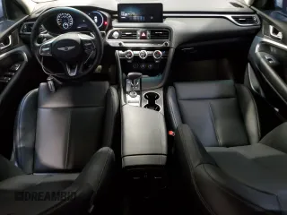 2023 Genesis G70 2.0T with VIN KMTG34TA2PU129153, listed as a Copart auction lot 74690154 with 18,785 mi miles and Clean Title. Bid and sale history available at DreamBid. Image 8.