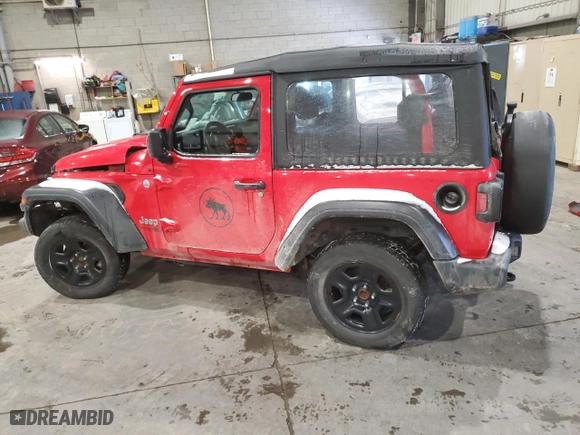 2018 Jeep Wrangler Sport S with VIN 1C4GJXAG1JW232637, listed as a Copart auction lot 45451105 with 116,235 mi miles and Salvage Title. Bid and sale history available at carsss.com. Image 2.
