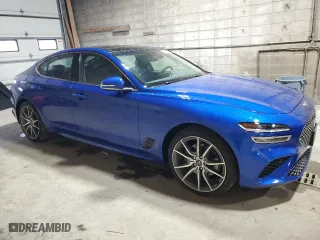 2022 Genesis G70 2.0T with VIN KMTG34TA0NU102417, listed as a Copart auction lot 56219354 with 16,109 mi miles and Salvage Title. Bid and sale history available at carsss.com. Image 4.
