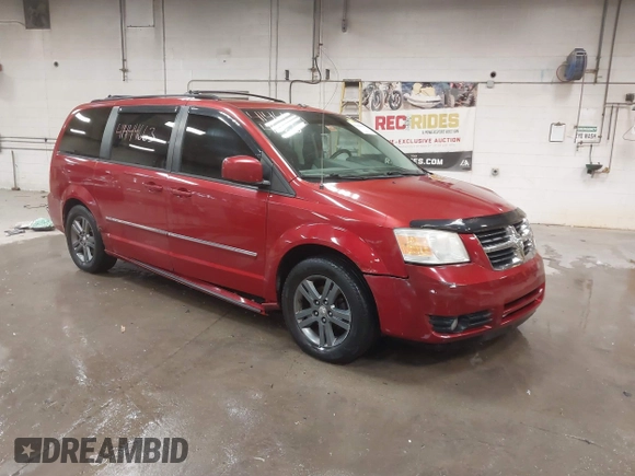 2008 Dodge Grand Caravan SXT with VIN 2D8HN54P18R120109, listed as a IAAI auction lot 41444663 with 165,610 mi miles and . Bid and sale history available at DreamBid. Image 1.