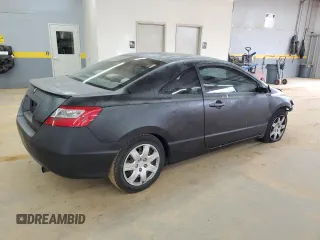 2007 Honda Civic Cpe LX with VIN 2HGFG12627H585698, listed as a Copart auction lot 49209985 with 0 mi miles and Salvage Title. Bid and sale history available at carsss.com. Image 3.