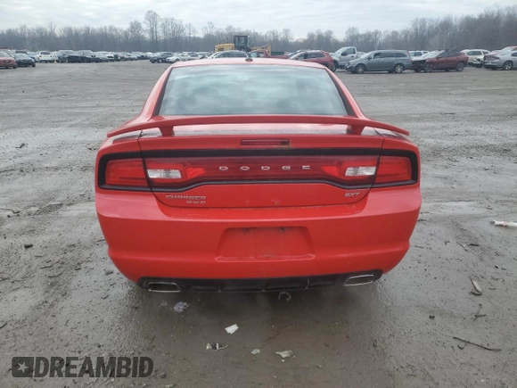 2014 Dodge Charger SXT with VIN 2C3CDXJG2EH123022, listed as a Copart auction lot 47090345 with 203,518 mi miles and Salvage Title. Bid and sale history available at carsss.com. Image 6.