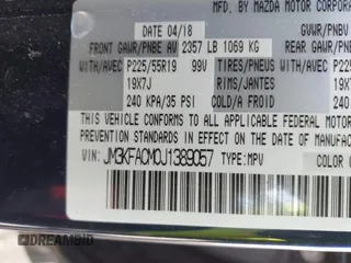 2018 Mazda CX-5 Touring z VIN JM3KFACM0J1389057, wystawiony jako IAAI lot #40922679 z przebiegiem 140 026 mil mil oraz . Historia ofert i sprzedaży dostępna na DreamBid. Obrazek 9.