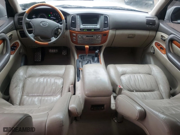 2004 Lexus LX 470 with VIN JTJHT00W743538680, listed as a Copart auction lot 66269864 with 201,802 mi miles and Salvage Title. Bid and sale history available at carsss.com. Image 8.