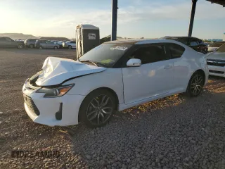 2014 Scion tC z VIN JTKJF5C78E3069560, wystawiony jako Copart lot #55602955 z przebiegiem 180 311 mil mil oraz Szkody całkowita. Historia ofert i sprzedaży dostępna na DreamBid. Obrazek 1.