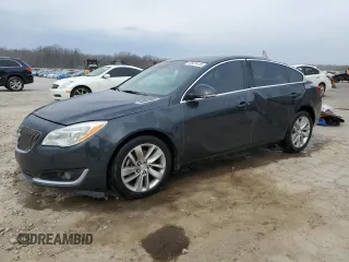 2015 Buick Regal with VIN 2G4GK5EX9F9276134, listed as a Copart auction lot 47821415 with 147,812 mi miles and Salvage Title. Bid and sale history available at carsss.com. Image 1.