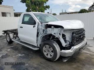2024 Chevrolet Silverado 1500 Work Truck with VIN 3GCNAAED5RG352049, listed as a Copart auction lot 50420125 with 0 mi miles and Clean Title. Bid and sale history available at carsss.com. Image 4.