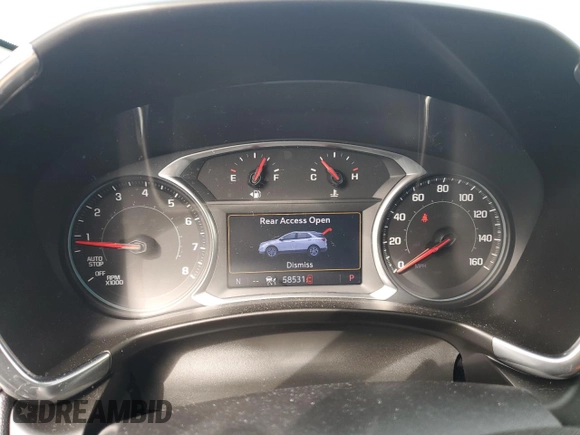 2019 Chevrolet Equinox Premier with VIN 3GNAXYEX2KS524211, listed as a Copart auction lot 88952845 with 58,531 mi miles and Salvage Title. Bid and sale history available at carsss.com. Image 9.