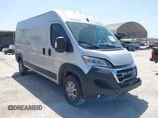 2024 Ram ProMaster Cargo Tradesman with VIN 3C6LRVDG7RE114953, listed as a IAAI auction lot 41798336 with 100,887 mi miles and . Bid and sale history available at DreamBid. Image 1.