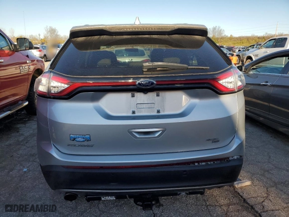 2018 Ford Edge SEL with VIN 2FMPK4J82JBC16044, listed as a Copart auction lot 81616814 with 97,493 mi miles and Salvage Title. Bid and sale history available at carsss.com. Image 6.
