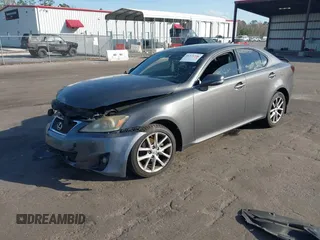 2012 Lexus IS 250 with VIN JTHCF5C22C5060177, listed as a IAAI auction lot 41571316 with 167,888 mi miles and . Bid and sale history available at DreamBid. Image 2.