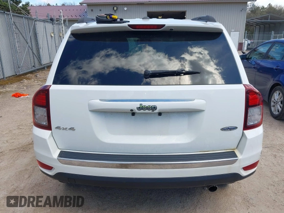 2017 Jeep Compass High Altitude with VIN 1C4NJDEB4HD176025, listed as a IAAI auction lot 42129709 with 135,812 mi miles. Bid and sale history available at carsss.com. Image 16.