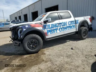 2023 Ford F-150 Raptor with VIN 1FTFW1RJ4PFC98974, listed as a Copart auction lot 47208565 with Not Provided miles and Salvage Title. Bid and sale history available at DreamBid. Image 1.