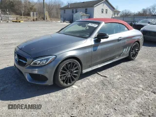 2018 Mercedes-Benz C 43 AMG with VIN WDDWK6EB5JF672965, listed as a Copart auction lot 47957245 with 23,535 mi miles and Salvage title. Bid and sale history available at DreamBid. Image 1.