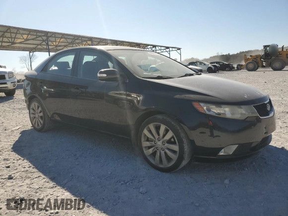 2010 Kia Forte SX with VIN KNAFW4A33A5230724, listed as a Copart auction lot 46979805 with 108,657 mi miles and Salvage Title. Bid and sale history available at carsss.com. Image 4.