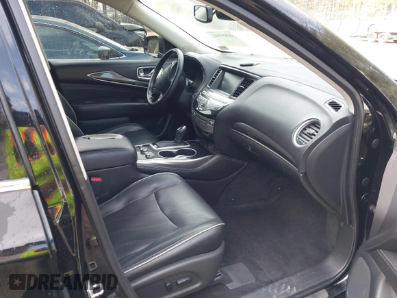2019 Infiniti QX60 PURE with VIN 5N1DL0MM4KC554662, listed as a IAAI auction lot 41851642 with 166,390 mi miles. Bid and sale history available at carsss.com. Image 5.