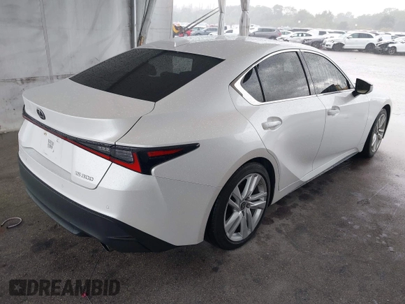 2021 Lexus IS 300 z VIN JTHCA1D2XM5112467, wystawiony jako IAAI lot #41944802 z przebiegiem 53 333 mil mil oraz . Historia ofert i sprzedaży dostępna na DreamBid. Obrazek 4.
