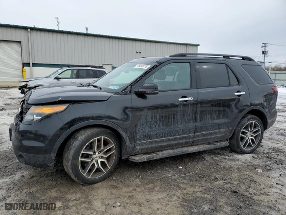 2013 Ford Explorer Sport with VIN 1FM5K8GT9DGB68968, listed as a Copart auction lot 46493015 with 180,612 mi miles and Salvage Title. Bid and sale history available at carsss.com. Image 1.