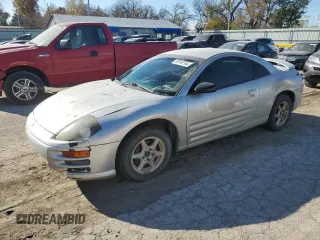 2002 Mitsubishi Eclipse RS with VIN 4A3AC34G92E006127, listed as a Copart auction lot 82040164 with 177,185 mi miles and Salvage Title. Bid and sale history available at carsss.com. Image 1.