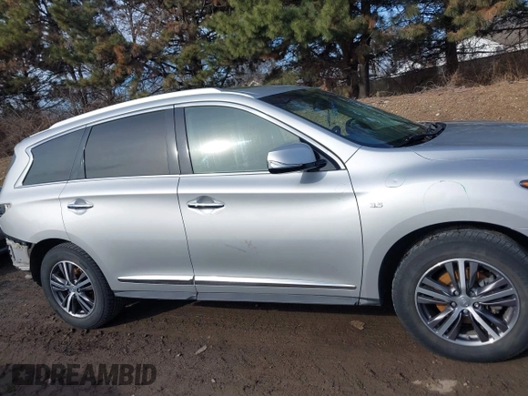 2017 Infiniti QX60 with VIN 5N1DL0MN6HC516190, listed as a IAAI auction lot 41502843 with 150,000 mi miles and . Bid and sale history available at DreamBid. Image 14.