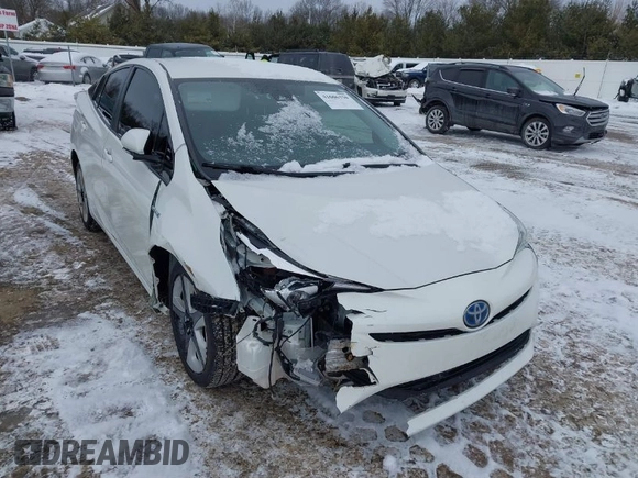 2016 Toyota Prius Four with VIN JTDKARFU9G3014895, listed as a IAAI auction lot 41606330 with 116,382 mi miles. Bid and sale history available at carsss.com. Image 1.
