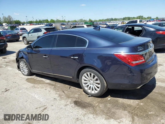 2016 Buick LaCrosse Leather with VIN 1G4GB5G32GF167436, listed as a Copart auction lot 55999085 with 103,219 mi miles and Salvage title. Bid and sale history available at DreamBid. Image 2.