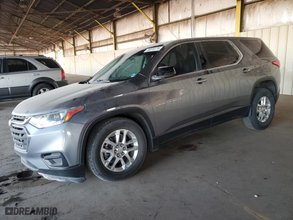 2021 Chevrolet Traverse LS with VIN 1GNEVFKW4MJ230675, listed as a Copart auction lot 84076174 with 116,789 mi miles and Salvage Title. Bid and sale history available at carsss.com. Image 1.