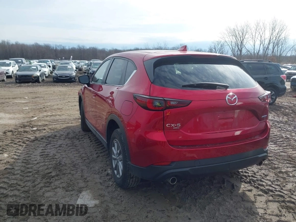 2023 Mazda CX-5 2.5 S Preferred Package with VIN JM3KFBCM7P0171296, listed as a IAAI auction lot 41718110 with 12,303 mi miles. Bid and sale history available at carsss.com. Image 3.
