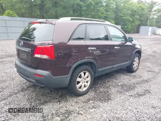 2011 Kia Sorento LX with VIN 5XYKT3A1XBG147240, listed as a IAAI auction lot 42465947 with 112,150 mi miles and . Bid and sale history available at DreamBid. Image 4.