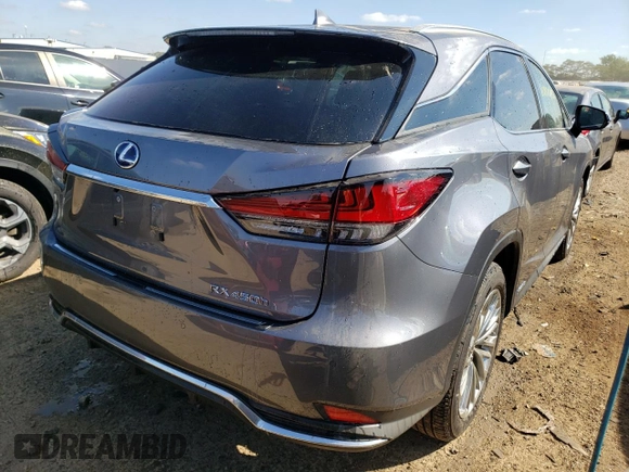 2020 Lexus RX with VIN 2T2JGMDA5LC049176, listed as a Copart auction lot 60800302 with 2,997 mi miles. Bid and sale history available at carsss.com. Image 4.