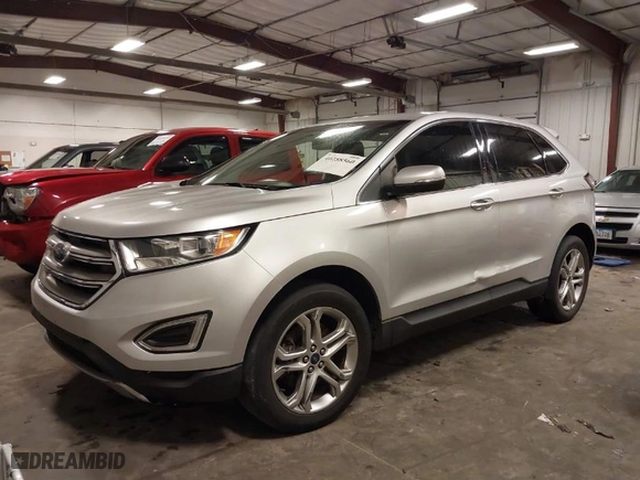 2016 Ford Edge Titanium with VIN 2FMPK4K99GBC50286, listed as a IAAI auction lot 40288560 with 107,331 mi miles. Bid and sale history available at carsss.com. Image 2.
