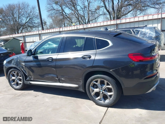 2020 BMW X4 xDrive30i with VIN 5UX2V1C07LLE67741, listed as a IAAI auction lot 41744018 with 40,549 mi miles. Bid and sale history available at carsss.com. Image 14.