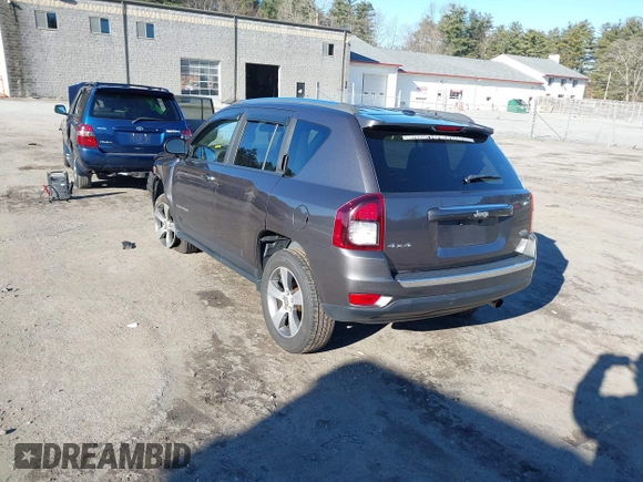 2016 Jeep Compass High Altitude Edition with VIN 1C4NJDEB0GD707882, listed as a IAAI auction lot 41112184 with 132,721 mi miles. Bid and sale history available at carsss.com. Image 3.