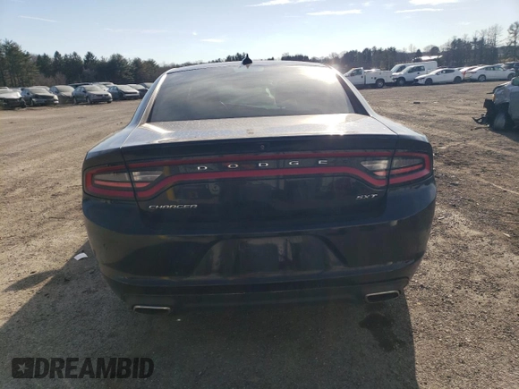 2018 Dodge Charger SXT Plus with VIN 2C3CDXHG4JH125077, listed as a Copart auction lot 46677265 with 114,673 mi miles and Salvage Title. Bid and sale history available at carsss.com. Image 6.