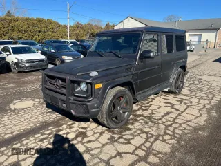 2014 Mercedes-Benz G-Class G 63 AMG with VIN WDCYC7DFXEX220577, listed as a Copart auction lot 44382055 with 102,675 mi miles and Clean Title. Bid and sale history available at carsss.com. Image 1.