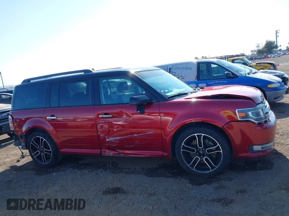 2014 Ford Flex Limited with VIN 2FMGK5D84EBD39853, listed as a IAAI auction lot 41999867 with 156,433 mi miles. Bid and sale history available at carsss.com. Image 14.