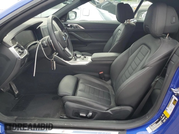 2023 BMW 4 Series M440i xDrive with VIN WBA63AT03PCM23132, listed as a Copart auction lot 60886203 with 1,340 mi miles. Bid and sale history available at carsss.com. Image 7.