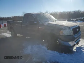 2007 Ford F-150 XL with VIN 1FTRF14WX7KC90255, listed as a Copart auction lot 41750525 with 182,655 mi miles and Salvage title. Bid and sale history available at DreamBid. Image 4.