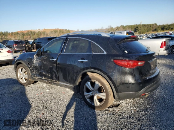 2010 Infiniti FX with VIN JN8AS1MU0AM800328, listed as a Copart auction lot 46993445 with 201,409 mi miles and Salvage title. Bid and sale history available at DreamBid. Image 2.